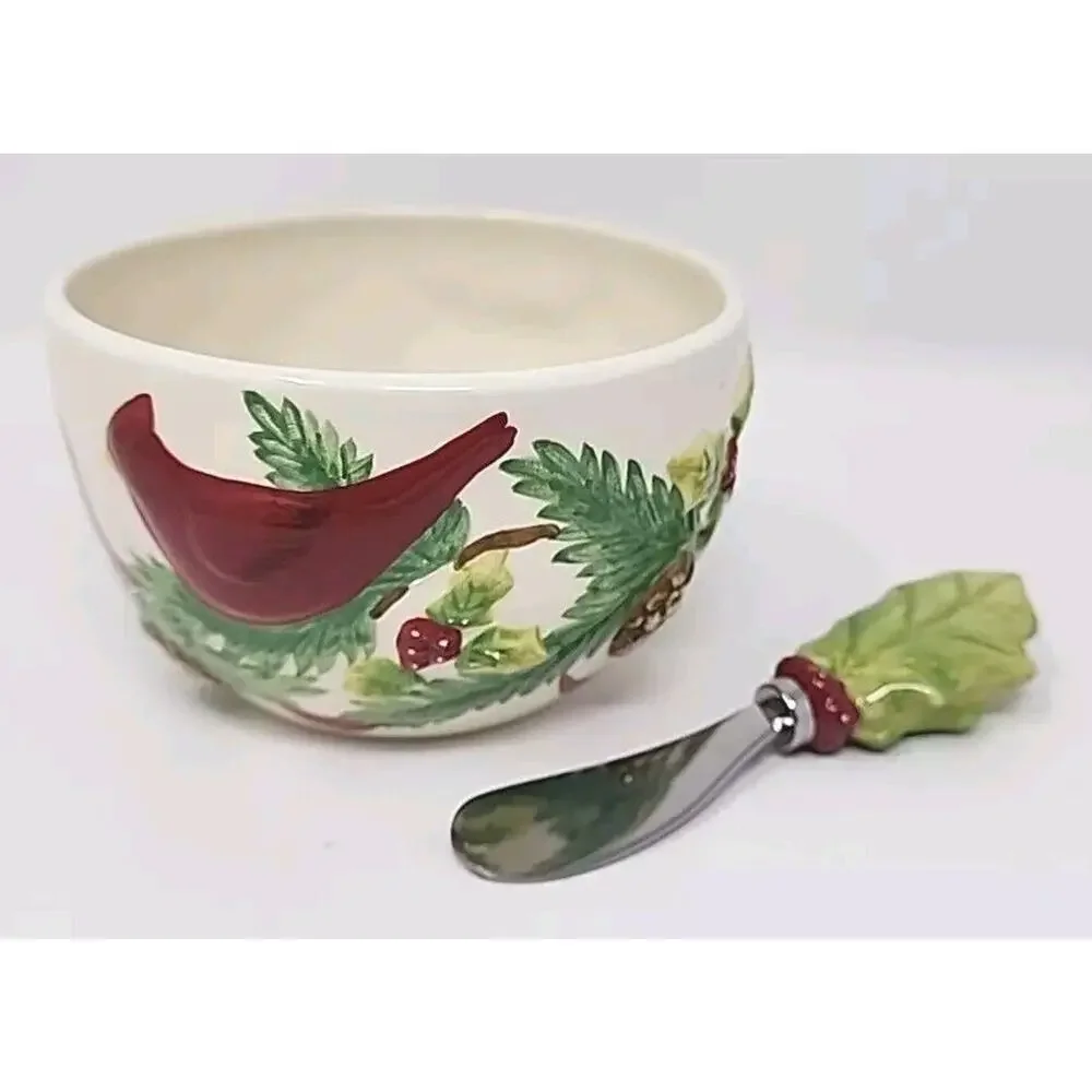 Valerie‎ by Cumberland Design Group 5pc Christmas Serving Set Platter, Bowl X-B